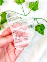 Load image into Gallery viewer, Clear Quartz Gua Sha