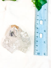 Load image into Gallery viewer, Clear Apophyllite with Peach Stilbite Specimen Cluster #4 (AAA)