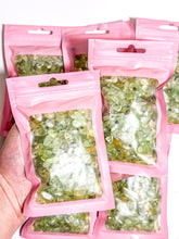 Load image into Gallery viewer, Prehnite Crystal Chip Bag