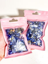 Load image into Gallery viewer, Sodalite Crystal Chip Bag