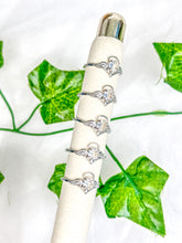Load image into Gallery viewer, Clear Quartz Angel Ring (adjustable)