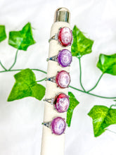 Load image into Gallery viewer, Gem Lepidolite Ring (adjustable)