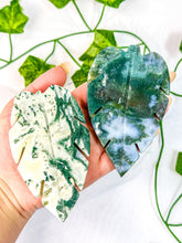 Load image into Gallery viewer, Moss Agate Leaf