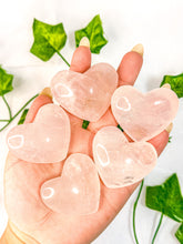 Load image into Gallery viewer, Rose Quartz Puffy Heart