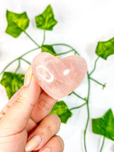 Load image into Gallery viewer, Rose Quartz Puffy Heart