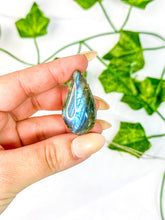 Load image into Gallery viewer, Labradorite Teardrop Necklace