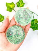 Load image into Gallery viewer, Ruby and Fuchsite Circle Bowl (UV)