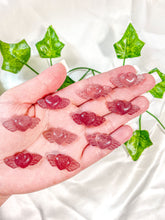 Load image into Gallery viewer, Mini Strawberry Quartz Heart Wing