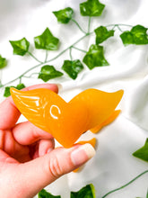 Load image into Gallery viewer, Orange Calcite Wing Heart