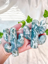 Load image into Gallery viewer, Moss Agate Cactus