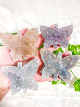 Load image into Gallery viewer, Druzy Amethyst Butterfly