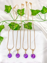Load image into Gallery viewer, Amethyst Donut Pendant Necklace