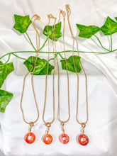 Load image into Gallery viewer, Carnelian Donut Pendant Necklace