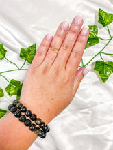 Load image into Gallery viewer, Gold Sheen Obsidian Bracelet