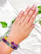 Load image into Gallery viewer, Rainbow Fluorite Bracelet