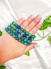 Load image into Gallery viewer, AAA Chrysocolla Malachite Bracelet