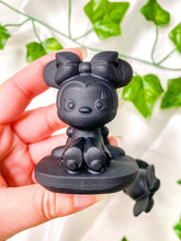 Load image into Gallery viewer, Black Obsidian Minnie Mouse