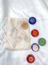 Load image into Gallery viewer, 7 Chakra Engraved Stones