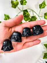 Load image into Gallery viewer, Mini Black Obsidian Darth Vader Head