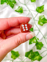 Load image into Gallery viewer, Red Goldstone Dice