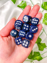 Load image into Gallery viewer, Blue Goldstone Dice