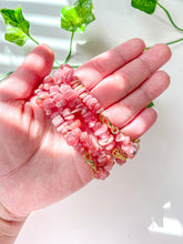 Load image into Gallery viewer, Rhodochrosite Chip Bracelet
