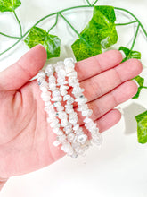 Load image into Gallery viewer, Rainbow Moonstone Chip Bracelet