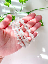 Load image into Gallery viewer, Rainbow Moonstone Chip Bracelet