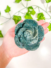 Load image into Gallery viewer, Moss Agate Flower Heart Bowl Jewelry Box