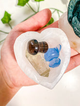 Load image into Gallery viewer, Moss Agate Flower Heart Bowl Jewelry Box