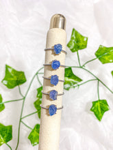 Load image into Gallery viewer, Raw Tanzanite Ring (adjustable)