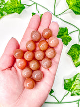 Load image into Gallery viewer, Mini Peach Moonstone Sphere
