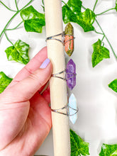 Load image into Gallery viewer, Crystal DT Ring (adjustable)