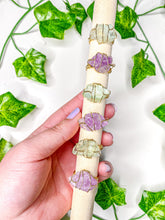 Load image into Gallery viewer, Raw Fluorite Ring (adjustable)
