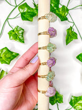 Load image into Gallery viewer, Raw Fluorite Ring (adjustable)