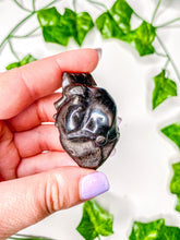 Load image into Gallery viewer, Black Obsidian Crystal Human Heart