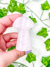 Load image into Gallery viewer, Pink Mangano Calcite Mushroom