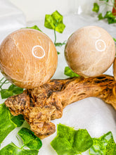 Load image into Gallery viewer, Peach Moonstone Sphere