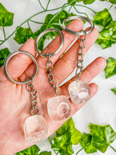 Load image into Gallery viewer, Clear Quartz Keychain