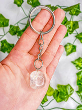 Load image into Gallery viewer, Clear Quartz Keychain
