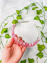 Load image into Gallery viewer, Aura Rose Quartz Crown