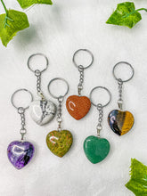 Load image into Gallery viewer, Crystal Heart Keychain
