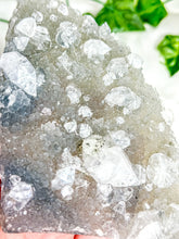 Load image into Gallery viewer, Clear Apophyllite on Blue Chalcedony Specimen #2