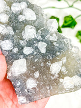 Load image into Gallery viewer, Clear Apophyllite on Blue Chalcedony Specimen #3