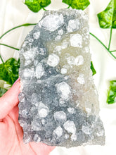 Load image into Gallery viewer, Clear Apophyllite on Blue Chalcedony Specimen #4