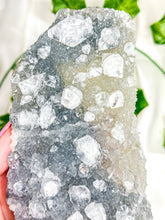 Load image into Gallery viewer, Clear Apophyllite on Blue Chalcedony Specimen #4