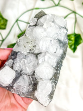 Load image into Gallery viewer, Clear Apophyllite on Blue Chalcedony Specimen #6