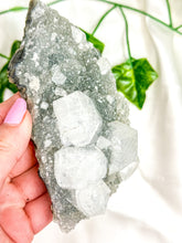 Load image into Gallery viewer, Clear Apophyllite on Blue Chalcedony Specimen #7