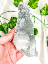 Load image into Gallery viewer, Clear Apophyllite on Blue Chalcedony Specimen #11