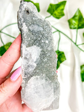 Load image into Gallery viewer, Clear Apophyllite on Blue Chalcedony Specimen #11